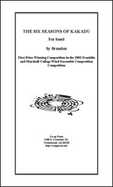 The Six Seasons of Kakadu Concert Band sheet music cover